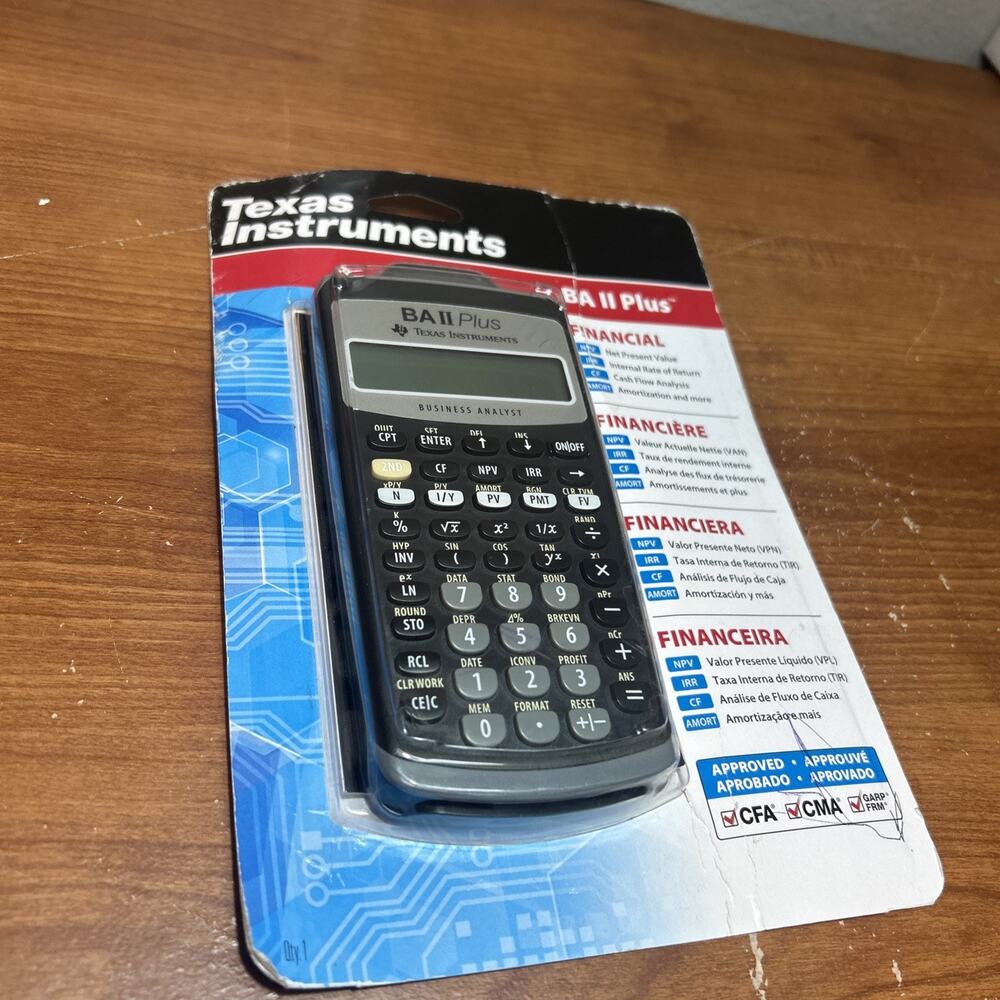 Texas Instruments BA II Plus Professional Financial Calculator